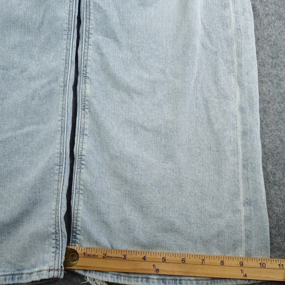 American Eagle Dreamy Drape Baggy Wide Leg Jeans Women's 2 Light Wash NWT - Picture 2 of 13